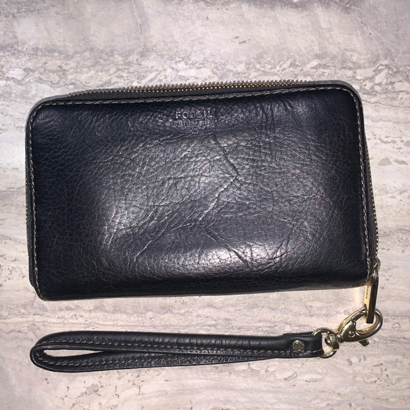 Fossil black wallet